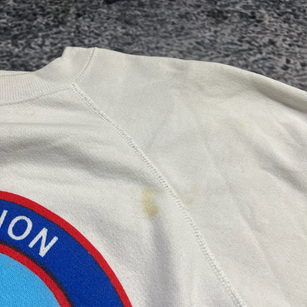 Vintage Operation Desert Shield Crewneck Sweatshirt Mens Large White Hanes 90s‎ - Picture 5 of 13
